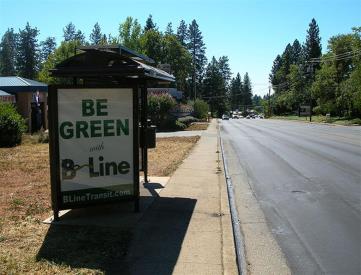 East side of Clark Rd, 50' south of Rossi Way