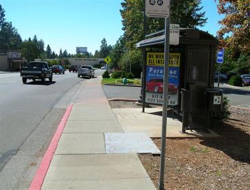 North side of Skyway, 50' west of Fir St