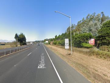 Hwy 101 EL 1600' n/o Giuntoli Lane FS