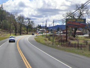 Hwy 101 WL 1150' n/o Branscomb Rd FN