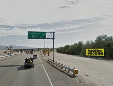 I-10 SL .2 miles w/o Washington Street Overcrossing