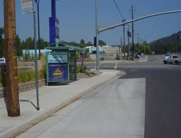 West side of Cascade Blvd, 100' south of Shasta Dam Blvd