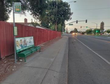 East side of Walton Ave, 100' north of Lincoln