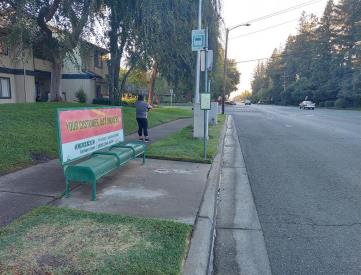 North side of Lincoln Rd, 100' west of Railroad Ave