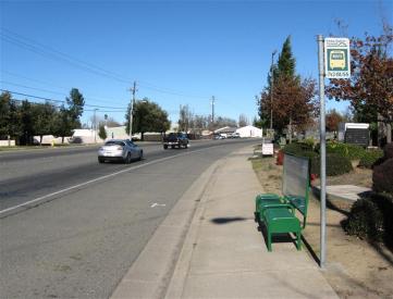 East side of Garden Hwy, 100' north of Winship