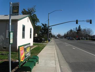 East side of Wilbur Ave, 500' north of Del Monte