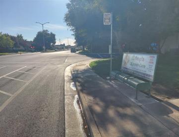South side of 22nd St, 30' west of Hansen