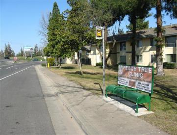 West side of Alberta Ave, 300' north of N Beale Rd