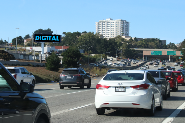 I-280 WS .34 mi N/O Serramonte Blvd (%) F/S - 2