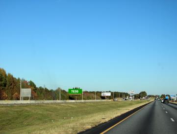 N/S I-85 @ MM 10.31 Left F/W