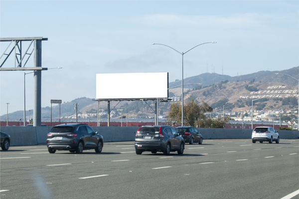 Bayshore Frwy (US 101) WS .5 mi N/O San Francisco Airport (I-380) F/S -2