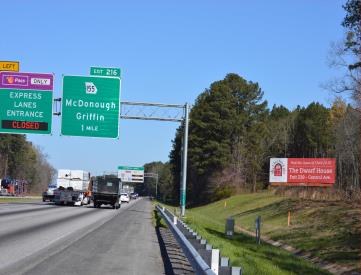 I-75 - .5 MILES S/O EXIT 216 SINGLE ES/FS