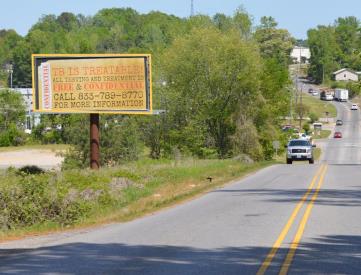 Bear Creek cutoff road N/L 600' W/O railroad