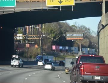W/S I-85 800' N/O Peachtree St NW LHR F/S