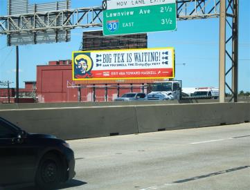 I-30 (E. Thornton Fwy.) n/l 0.1 mi. e/o 2nd Ave. (Fair Park Exit)