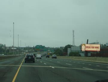 I-95 s/b @ Route 8 Interchange WS, Bridgeport FN