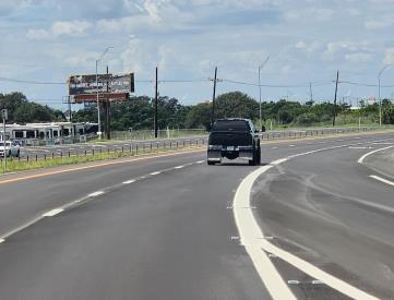 SS SH 35, 825' W/O Marshall Ln. FE