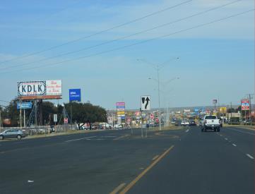 Highway 90 (Veterans Blvd) at Mary Lou Dr., Del Rio, TX