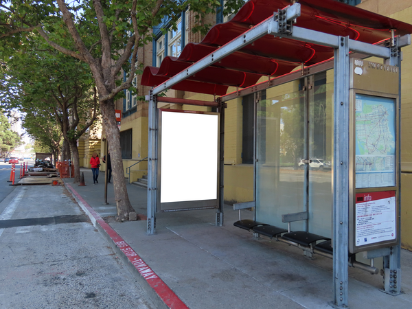 Geary Blvd SS 60ft E/O Scott St. F/W - 1