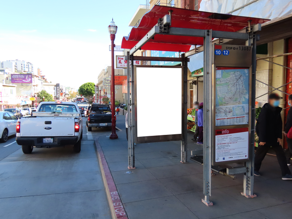 Broadway SS 64ft E/O Stockton St F/W - 1
