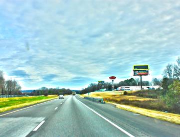 I-40 S/S, 0.70 mi W/O I-49, Alma, AR, EB, W/F-1