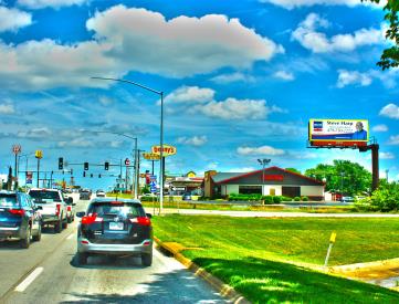 Hwy 412 SS 300 E/O I-540, 4861 W. Sunset S/S, AT 48th, Springdale, AR, (Dennys) (1F-F18W1)