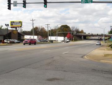 Hwy 412 SS 300 E/O I-540, 4861 W. Sunset S/S, AT 48th, Springdale, AR, (Dennys) (1F-F18E1)
