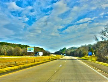I-40 N/S, 0.60 mi E/O SH 103, Clarksville, AR, EB, W/F-1
