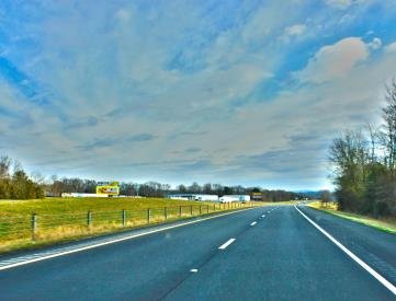 I-40 N/S, 2.80 mi W/O SH 215, Mulberry, AR, EB, W/F -2