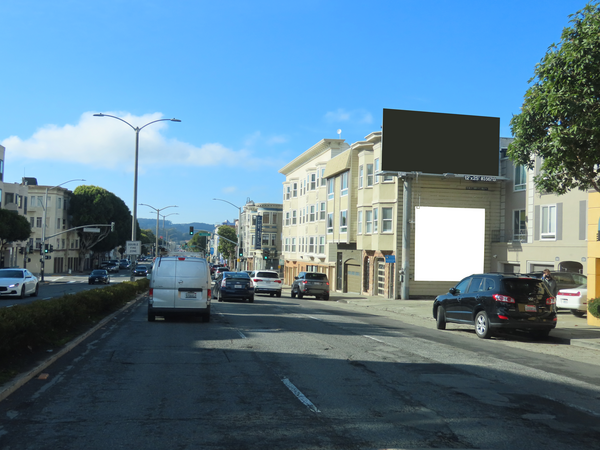 Lombard (US 101) NS 137ft E/O Gough F/E - 1