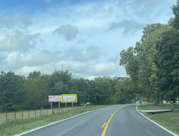 HWY 62, .17 miles east of HWY 37-Right