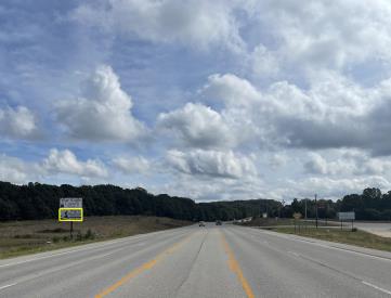 HWY 62, .136 miles east of Old Liberty Rd.-Bottom