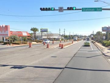 N/S Hwy 98 E/O Calhoun Ave F/W