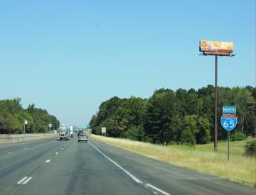 I-65 N E/L .4M N/O EXIT 280