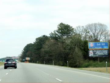 I-20 E S/L .5M E/O EXIT 165 FW (T)