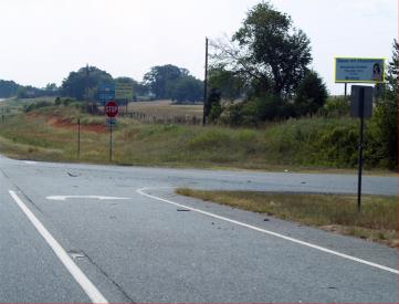 W/S 411 @ BIDDY RD N/F IN