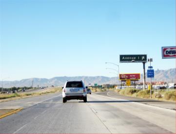AV FWY 14 WL 1100' N/O AVENUE I