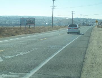 FIRST ST EL .17 MI N/O FORT IRWIN ROAD