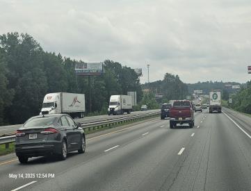 E/S I-75 1500' S/O GA/TENN LINE N/F