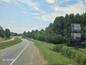 W/S HWY 53 620' S/O ROME BYPASS N/F BOT
