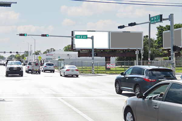 NW 54th St SS 50ft E/O NW 2nd Av F/W - 3