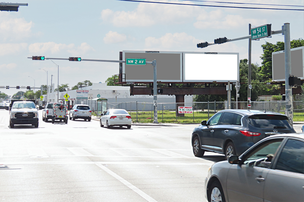 NW 54th St SS 50ft E/O NW 2nd Av F/W - 4