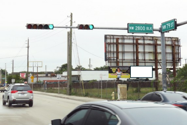 NW 79th St SS 900ft W/O NW 27th Av F/W - 2