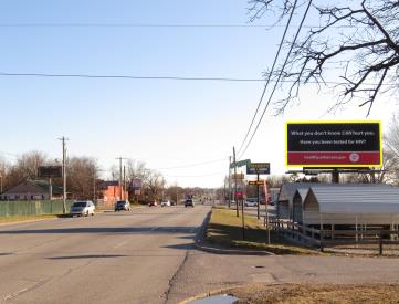 Hwy 71 B W/S, 200 ft S/O Morris Lane, Springdale, AR, SB, N/F