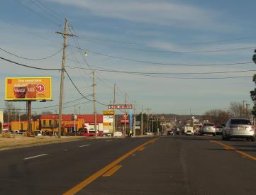 Hwy 412 E N/S, 575 ft W/O Powell St, Springdale, AR, EB, W/F