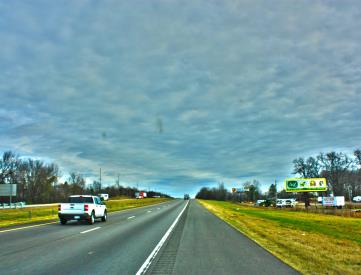 I-40 S/S, 614 ft E/O SH 60 (o-pass), Van Buren, AR, EB, W/F