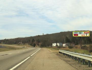 I-40 N/S, 1.00 mi E/O AR/OK State Line, Van Buren, AR, WB, E/F