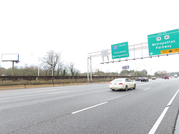 I-85S ES 1000ft S/O I-75/85 F/N - 1