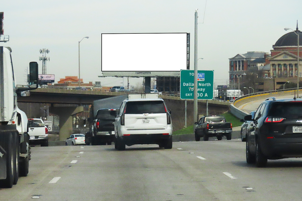 Stemmons Fwy (I-35E) ES 75ft N/O Dallas N Tollway Ent F/S - 1