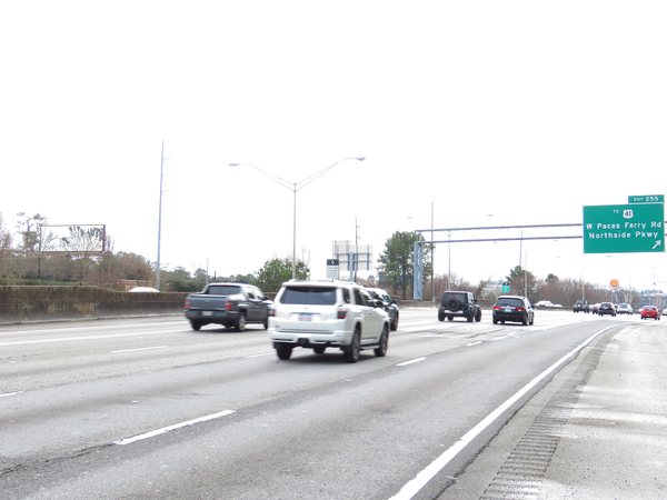 I-75N ES 1000ft N/O West Paces Ferry Rd F/N - 1